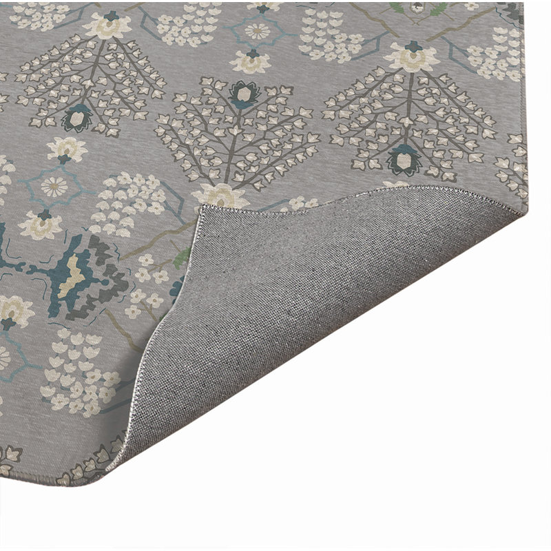 Tapis d'entrée à profil bas avec envers antidérapant Tilly, Gris, L 18 po x L 30 po