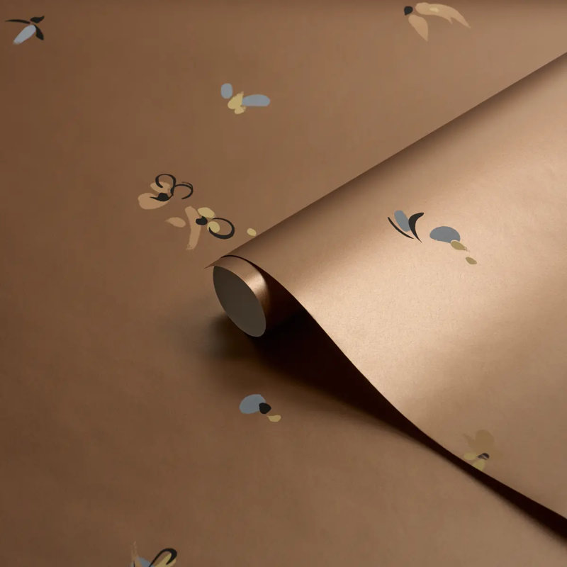 Papier peint Schumacher X Backdrop La Belle, Doré