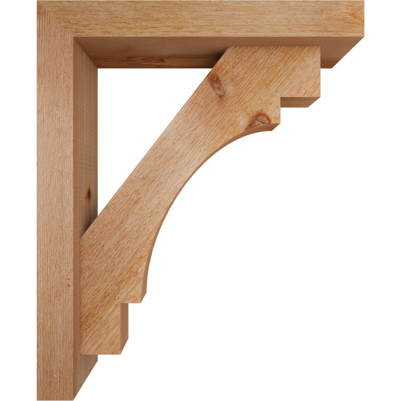 Support Merced Block avec support décalé, 22 X 18, Cèdre rouge occidental de l 4 po (scié brut)