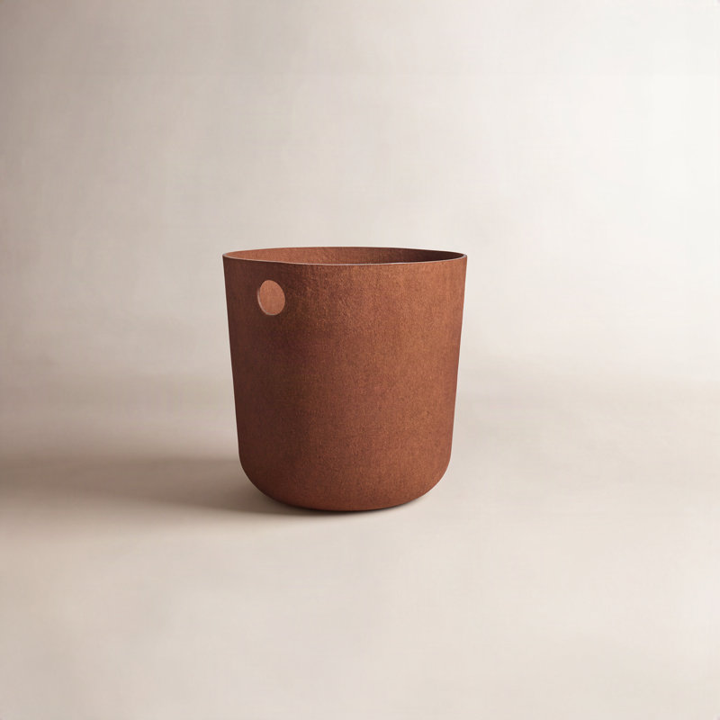 Blu Dot Olly Polyester Basket, Copper, 16" x 16"