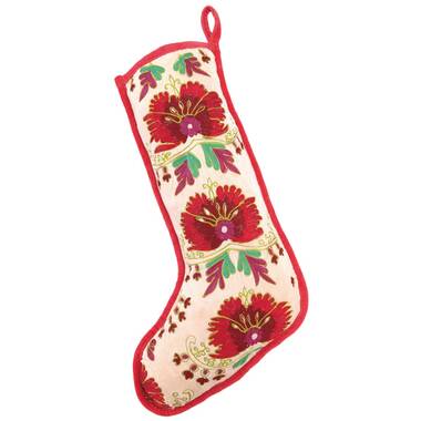 The Holiday Aisle® Casteel Santa and Reindeers Needlepoint Stocking &  Reviews