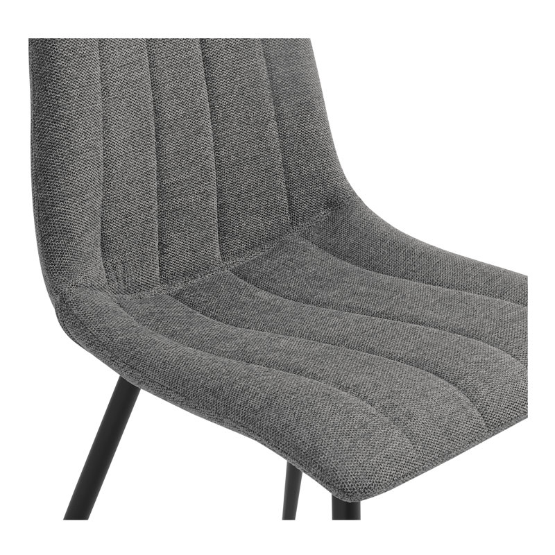 Upholstered Dining Chair, Gray