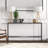 Steel Rectangular Console Table-1557980677