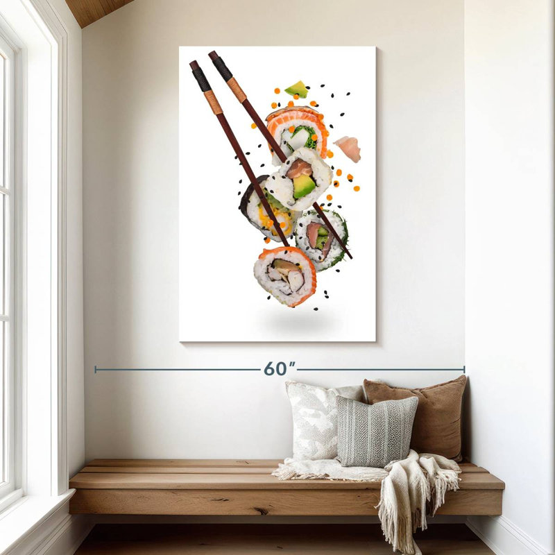 Yarlin Japanese Sushi, 48" H x 32" W
