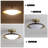 11.8" Dimmable Led Dome Semi Flush Mount-1677792120