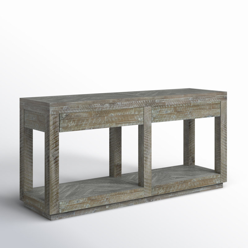 Console à deux tiroirs Brunhild