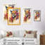 «Cute Puma Floral Art II», peinture sur toile-1609747743-1609747740