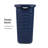  60 L Slim Laundry Hamper, Clothes Basket, Lid, Plastic-111360891-111360892