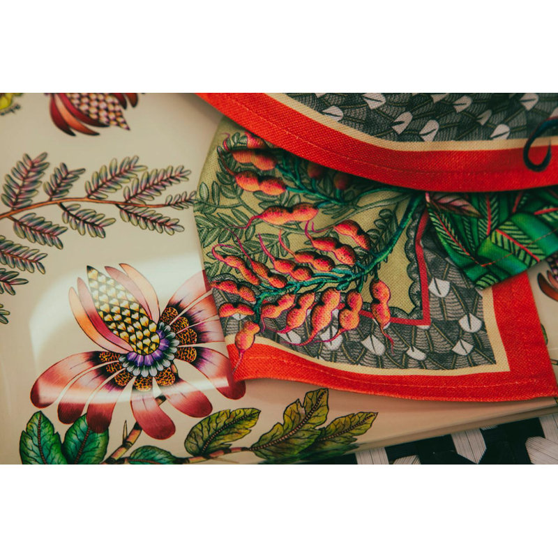Hornbill Garden Tea Towel - Delta