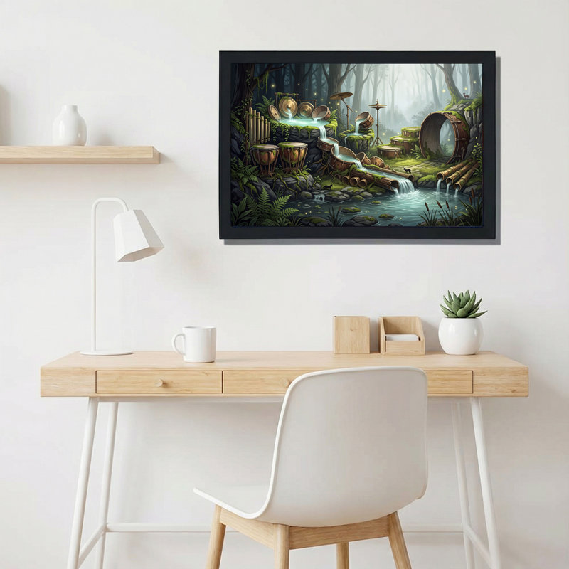 Art mural sur toile Fantasy Forest, 20"H x 30"W