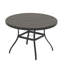 Table de salle à manger d'extérieur ronde VRSHWO pour 4-6, table de salle à manger en métal toutes saisons avec trou pour parasol-42178777