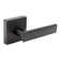 Nero Passage Door Lever with Square Rosette
