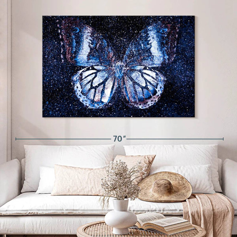 Cosmic Butterfly, 34" H x 51" W