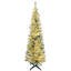 Grand sapin de Noël artificiel pré-éclairé avec 210 lumières à DEL blanc chaud et 499 pointes pour la décoration de Noël-1487266624