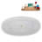 60" Streamline Soaking Glossy White Freestanding Tub and Tray With Internal Drain-108298464