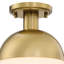 Plafonnier semi-encastré Mid-Century 1 lumière Schoch-731622151