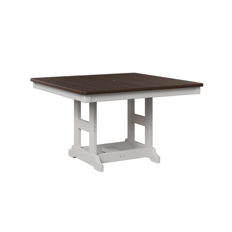 Table carrée 33 po Berlin, Imbuia