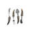4 Piece Stoneware Cheese Serving Set