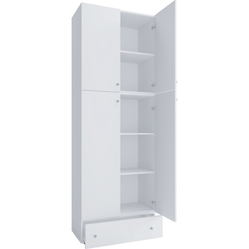 Alixia 70cm Wide File Cabinet, White