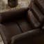 Global Home Swivel Recliner with Manual Footrest In Madras Eggshell-919104422