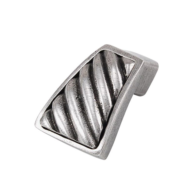 Sanzio Finger Pull, Antique Nickel