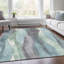 Tapis bleu sarcelle lavable à la machine intérieur / extérieur Xhevrie-1407553658