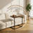 20.5'' End Table Set of 2, C-Shaped Side Table, Snack Tray & Nightstand for Small Space, Space-Saving Accent Table for Couch Sofa, Living Room, Bedroom, Bedside, Recliner, Balcony-248126201
