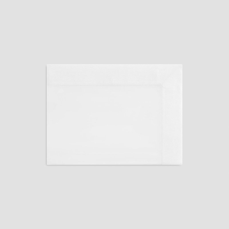 Linge de table Arrica, Rectangle de 118 po, Blanc