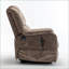 Fauteuils inclinables | Moteur de levage à plat à 180 ° OKIN | Siège de 25 po de largeur et capacité de 400 lb | Assemblage facile | Velours | Beige brun