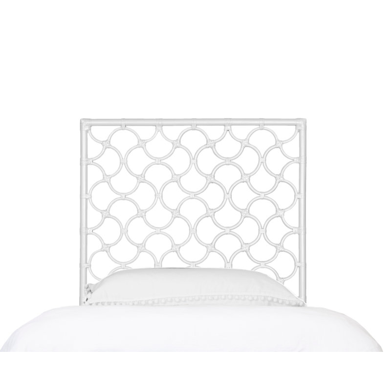 Mar Collection Headboard, White, Twin