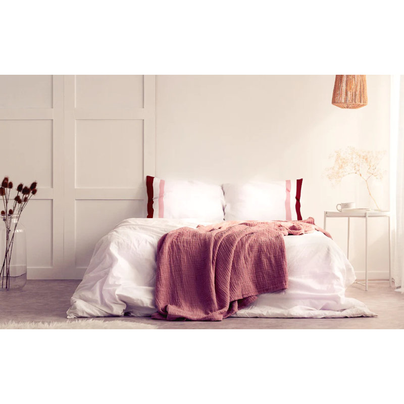 100% Cotton Sheet Set, White, King Sheet Set + 1 Fitted Sheet + 4 Pillowcases