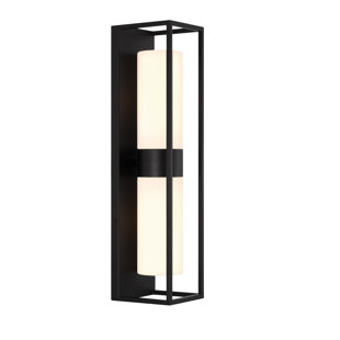 REN 2-Light Outdoor Lantern, Black