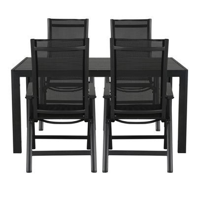 Oriska 4 - Person Rectangular Patio Dining Set