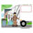 Personalized Name That Toon Trash Collector, Sanitation Engineer - Male Rhinestone Bordered Key Chain-106952893