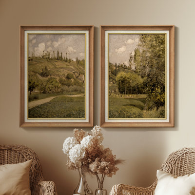 Set of 2 Premium Framed Art Artworks on Premium Canvas with 26"x36" Frame