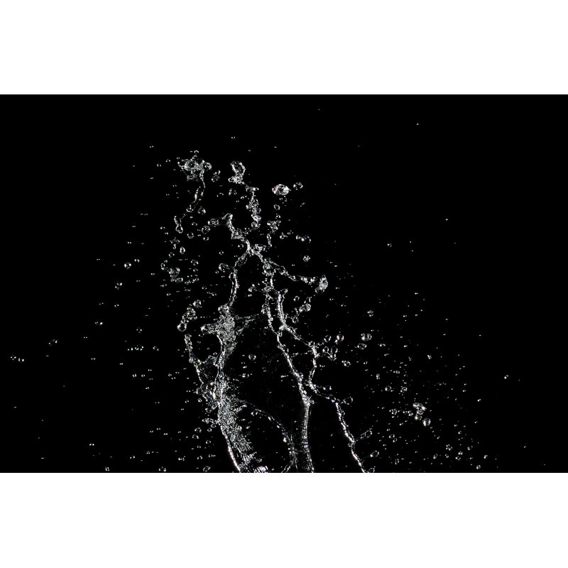 Water Splash - Impression sur toile tendue, H 24 po x l 36 po