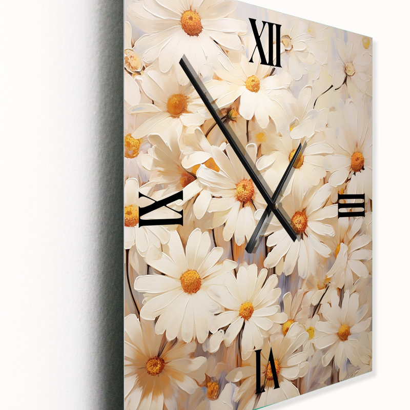 Horloges murales Gerlisa - Daisies, Moyen