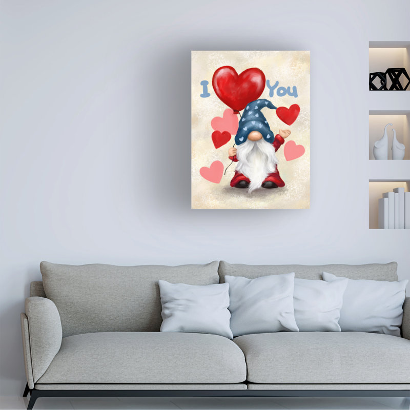 Art sur toile, ginome avec Jean, H 14 po x l 19 po