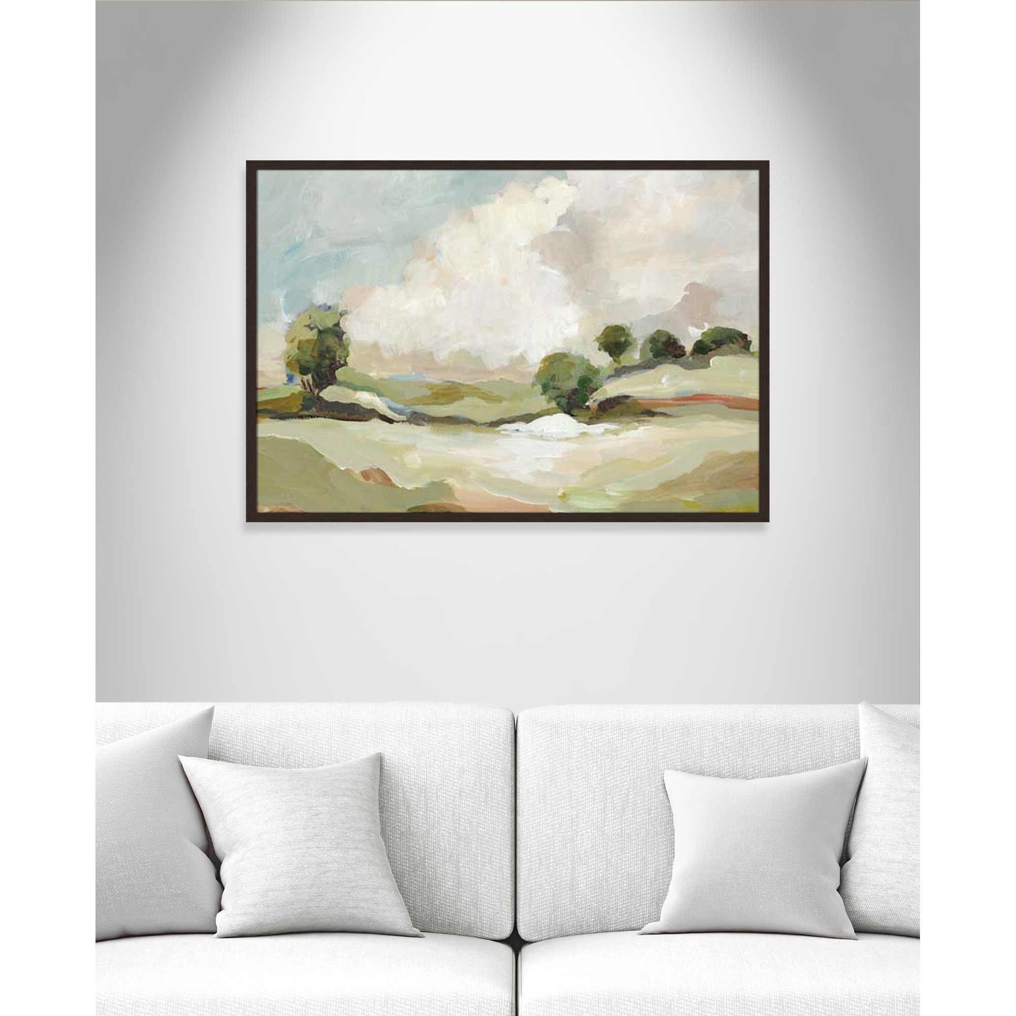 Pastoral Land by Allison Pearce, Walnut, 29.5" H x 41.5" W x 1.25" D