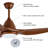 52'' Ceiling Fan with LED Lights-73302810