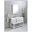 Miroir de salle de bain mural à DEL avec lumière élevée et anti-buée à contrôle séparé
