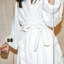 Shawl Collar Bathrobe with Piping-83092537