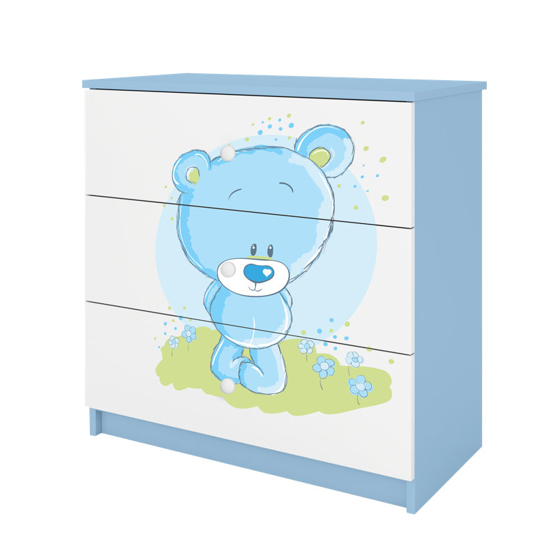 Cicero Kids 3 - Drawer Chest, Blue