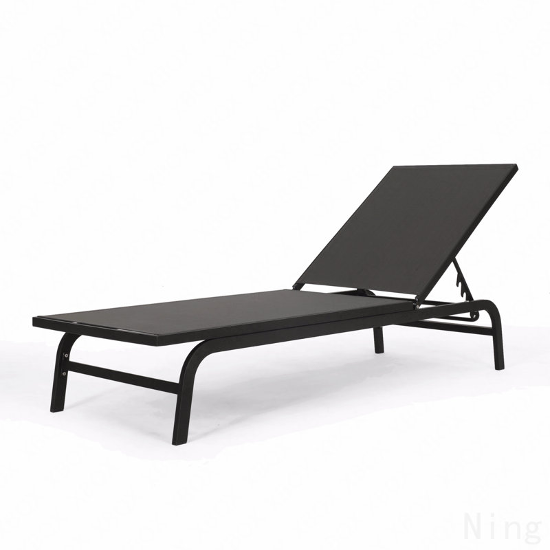 2-Piece Chaise Lounge, Dark Gray