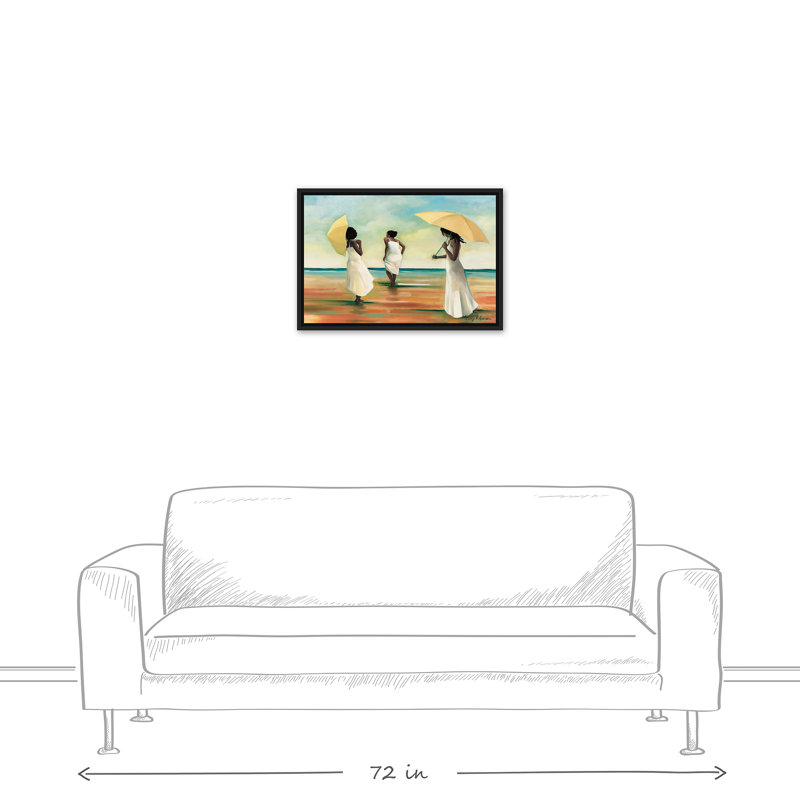 «Umbrella Mesdames», reproduction sur toile, H 17,75 po x l 25,75 po x P 1,75 po