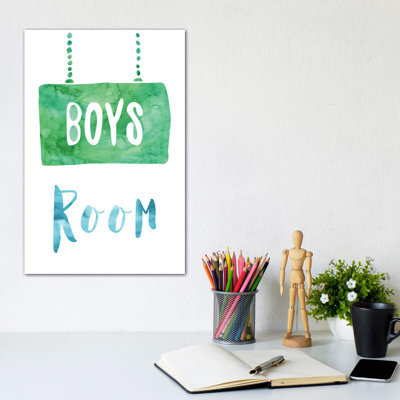 " Boys Room Green & Blue "
