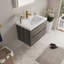 Meuble-lavabo mural avec lavabo, armoire de rangement flottante, idéal pour l'organisation de la salle de bain et pour optimiser l'espace-109398194-109398203