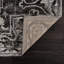 Tapis gris tissé à la machine-70086079