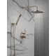 Modern Raincan Round Shower System, Rain Shower Head with Handheld Spray, Shower Faucet Set