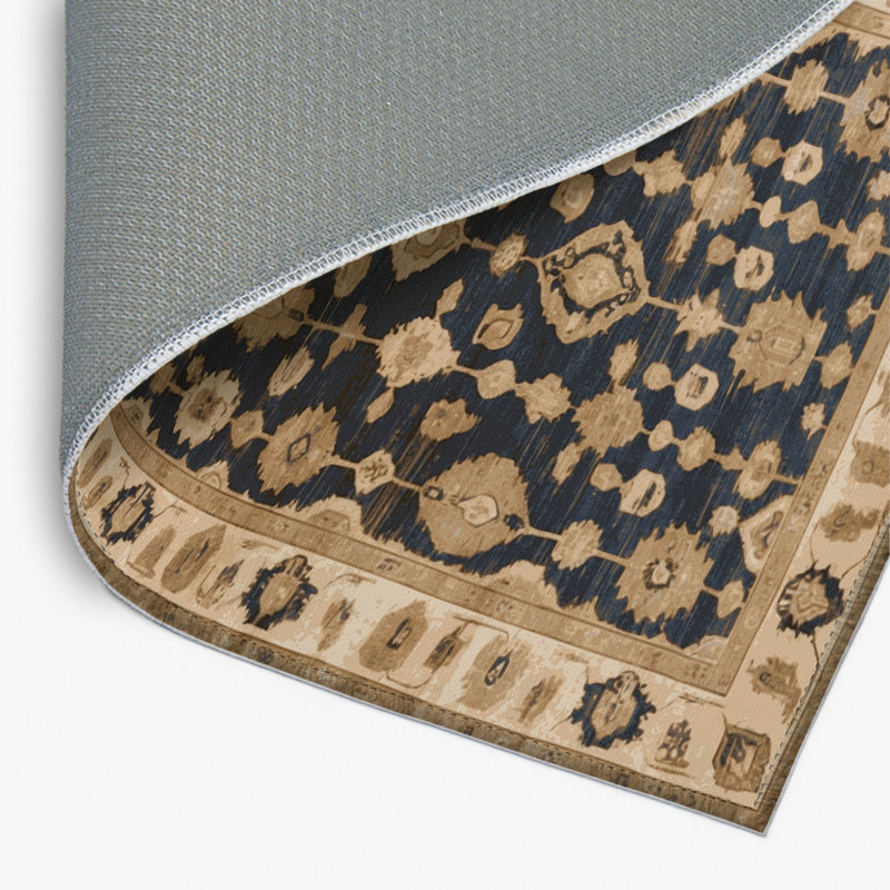 Tapis intérieur et extérieur brun Overdyed, Rectangulaire 2 pi x 3 pi